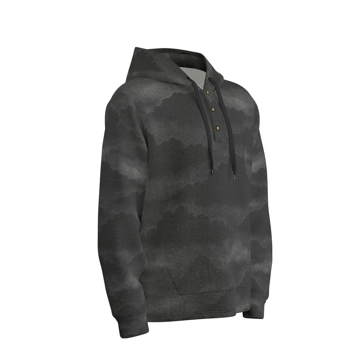 Men's Half Button Hoodie