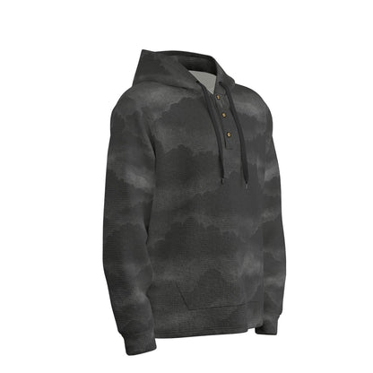 Men's Half Button Hoodie