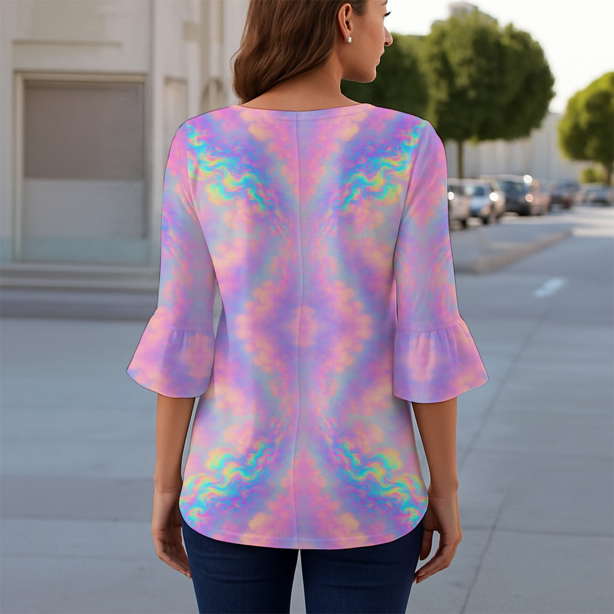 Women's T-shirt With 3/4 Sleeve