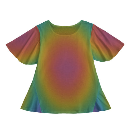 Women's Round Neck T-shirt With Short Sleeve