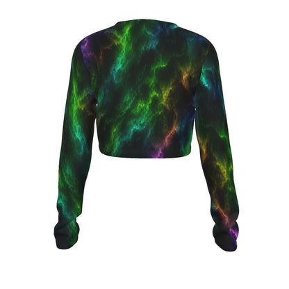 Women's Round Neck Crop Top T-Shirt