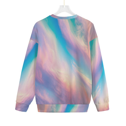 Unisex Drop-shoulder Knitted Fleece Sweater - view 2