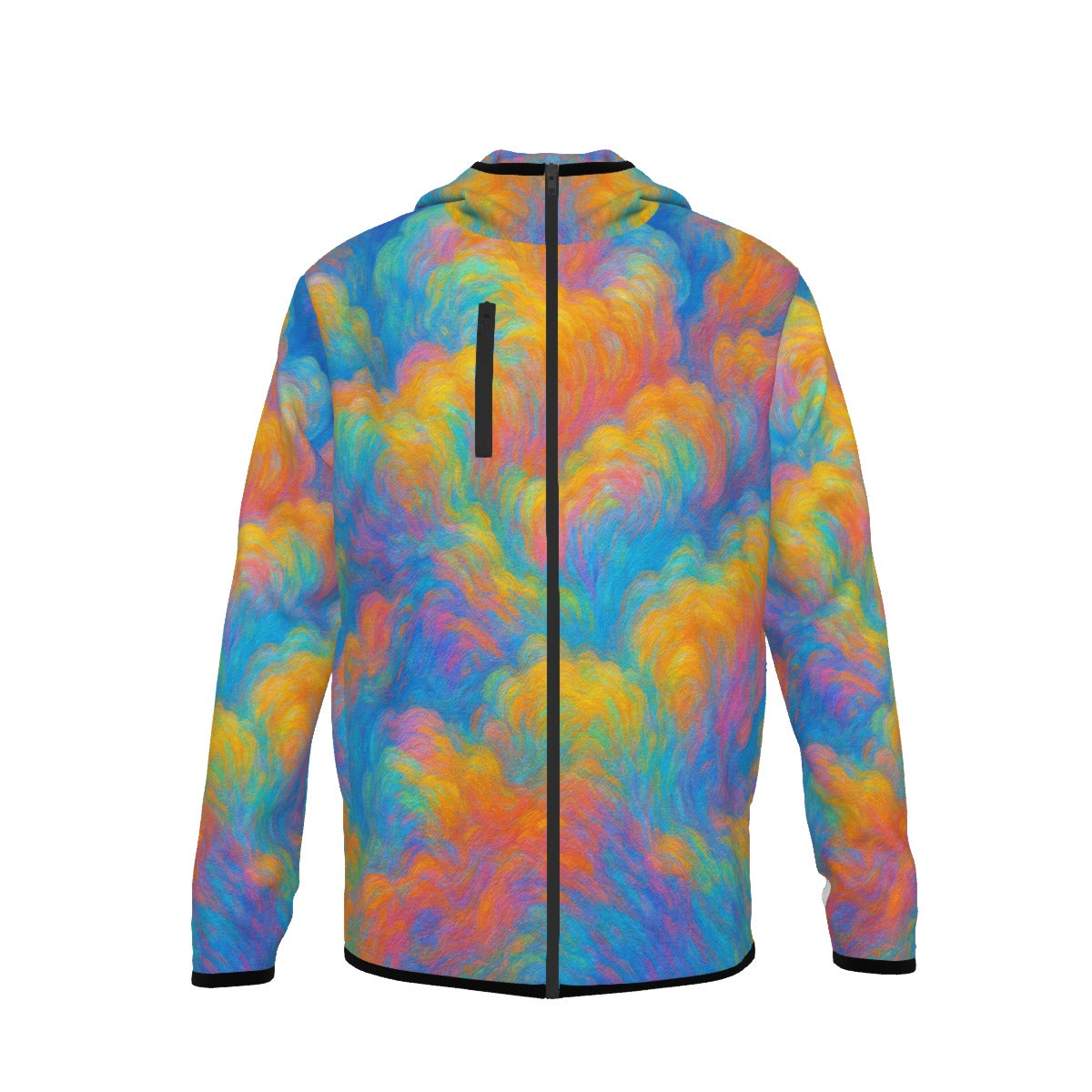 Men's Stylish Hoodie with Thumb Hole Design - view 1
