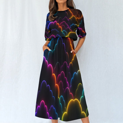 Women's Elastic Waist Dress