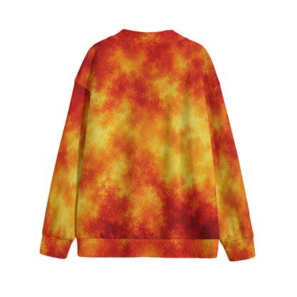 Unisex V-Neck Knitted-Fleece Button Cardigan - view 2
