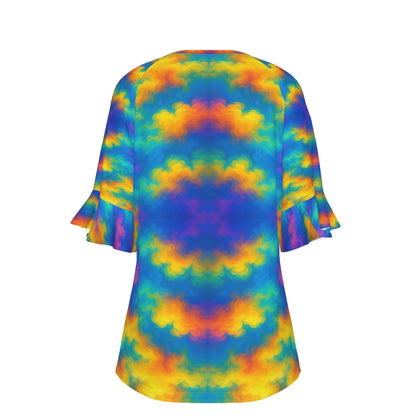 Women's T-shirt With Bell Sleeve