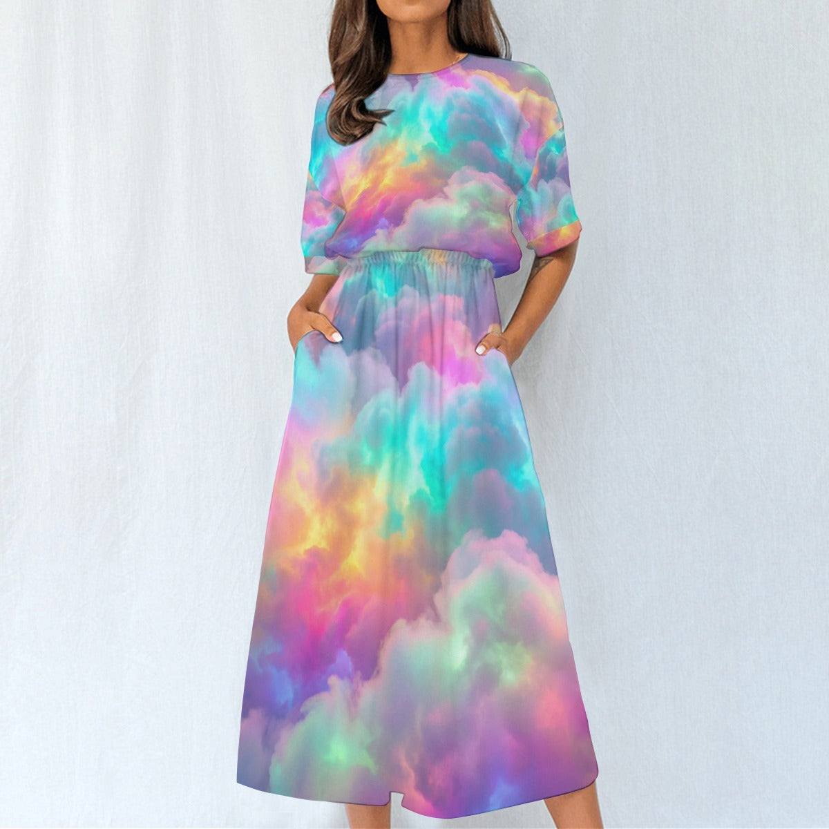 Women's Elastic Waist Dress