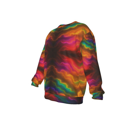 Men's Drop Shoulder Round Neck Long-Sleeved Sweatshirt