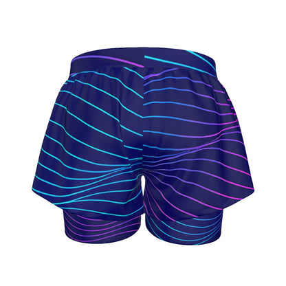 Unisex Sports Lined Shorts