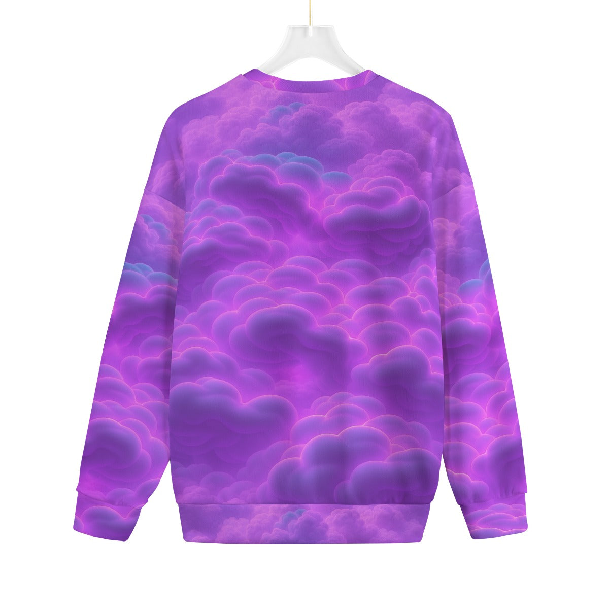 Unisex Drop-shoulder Knitted Fleece Sweater - view 2