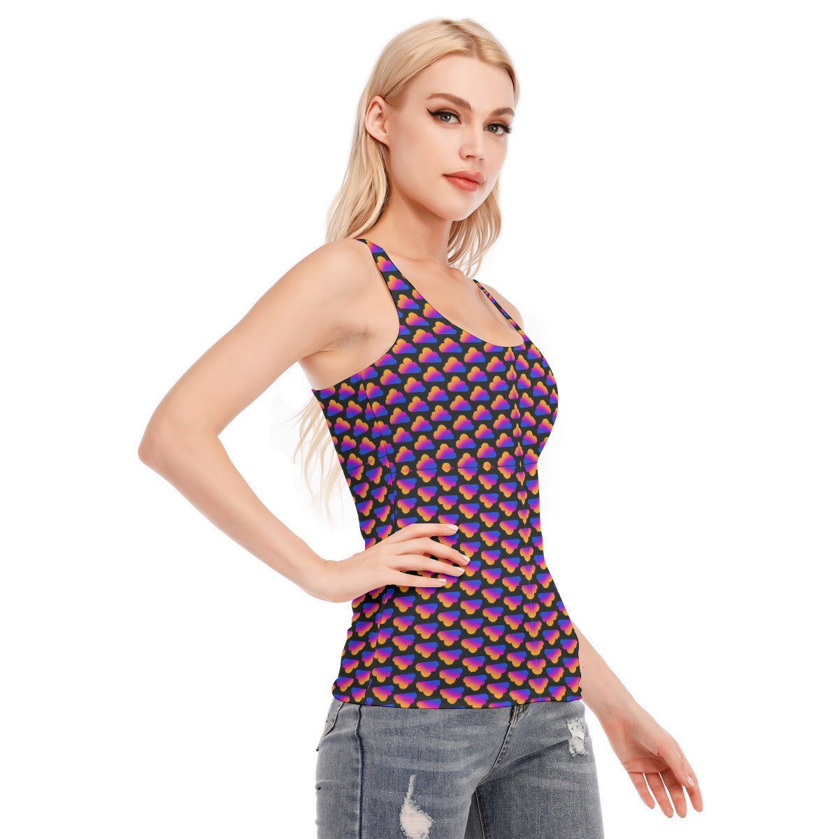 Women's Racer Vest | 190GSM Cotton