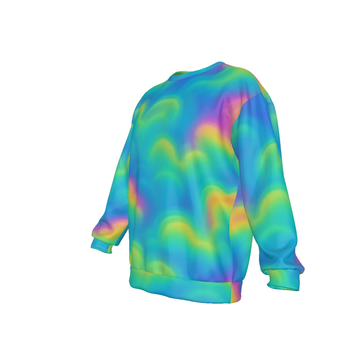 Men's Drop Shoulder Round Neck Long-Sleeved Sweatshirt