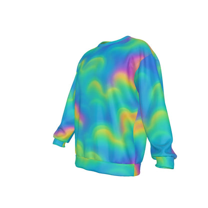 Men's Drop Shoulder Round Neck Long-Sleeved Sweatshirt