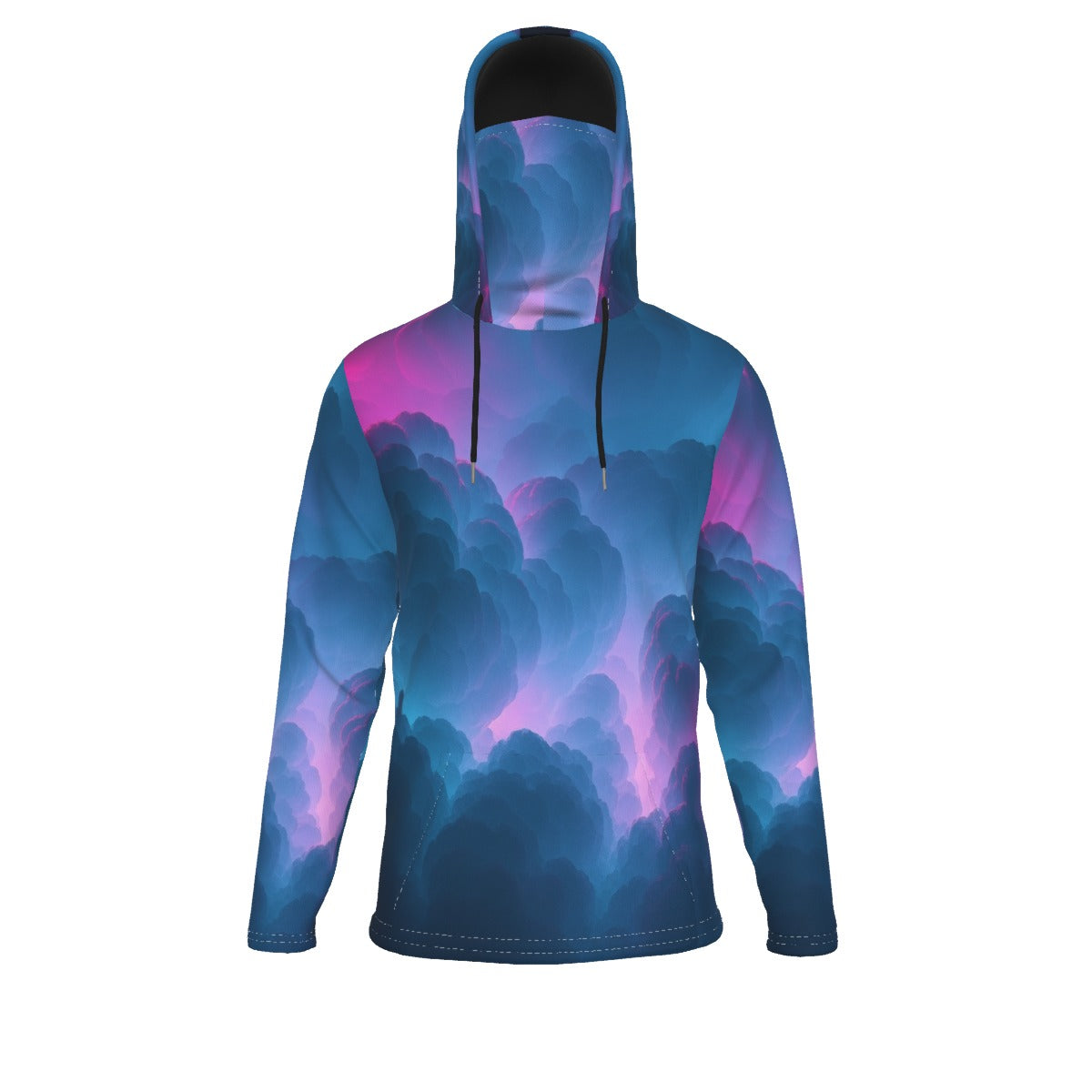 Men's Pullover Hoodie With Mask - view 1