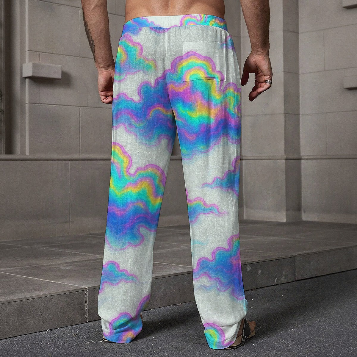 Men's Loose Casual Pants With Pocket