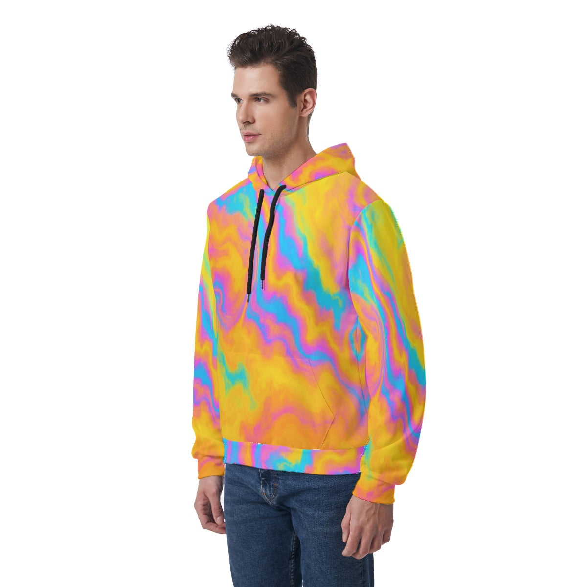 Men's Thicken Pullover Hoodie With Inner Hood