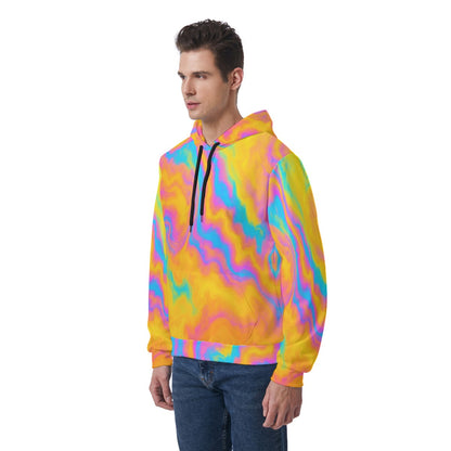 Men's Thicken Pullover Hoodie With Inner Hood