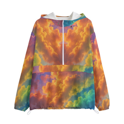 Unisex Pullover Jacket With Zipper Closure