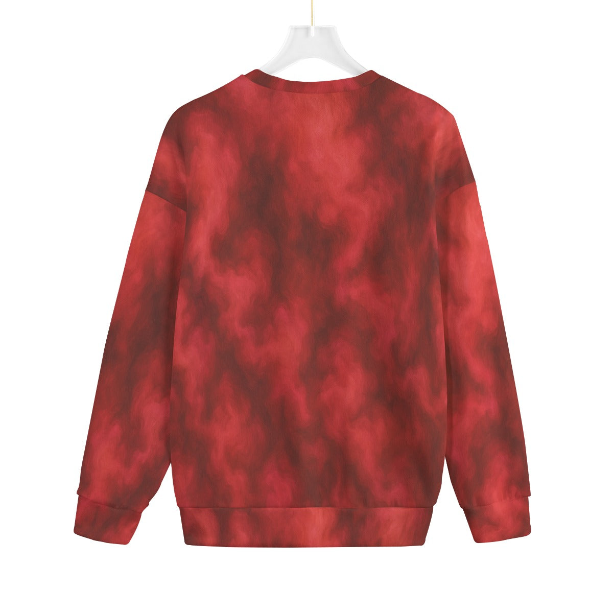 Unisex Drop-shoulder Knitted Fleece Sweater - view 2