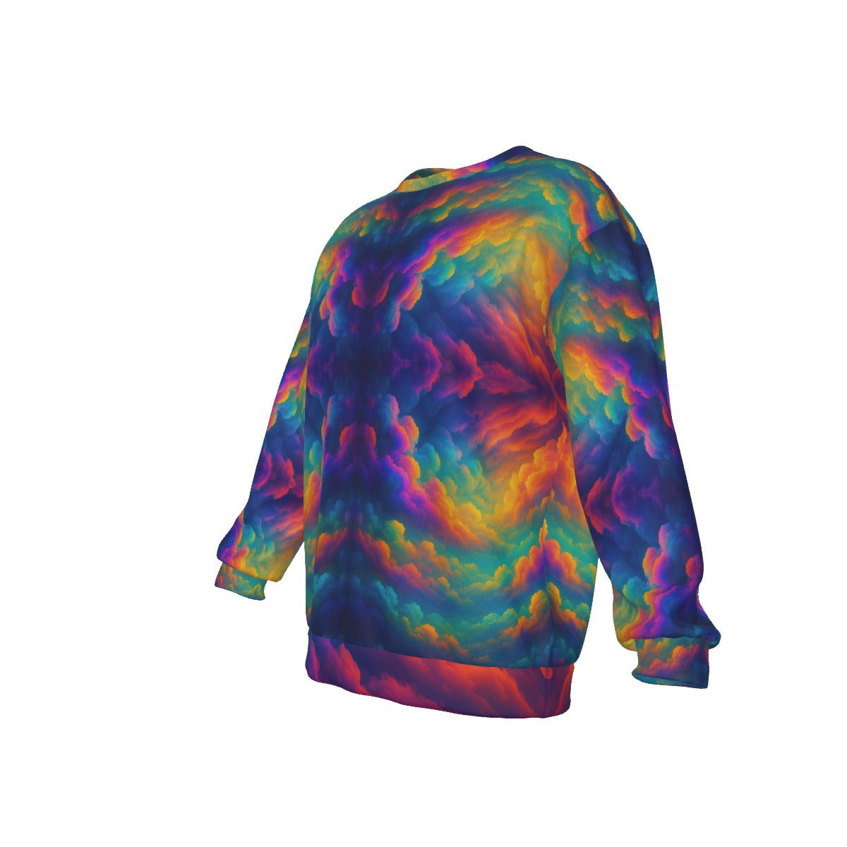 Men's Drop Shoulder Round Neck Long-Sleeved Sweatshirt