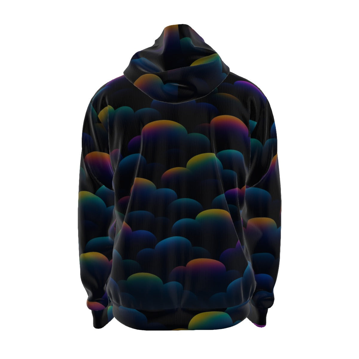 Unisex Zipper Hoodie With Black Lining