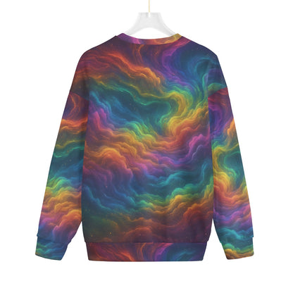 Unisex Drop-shoulder Knitted Fleece Sweater - view 2