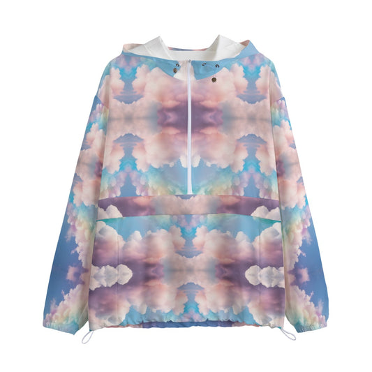 Unisex Pullover Jacket With Zipper Closure