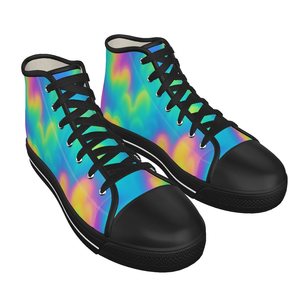 Men's Black Sole Canvas Shoes