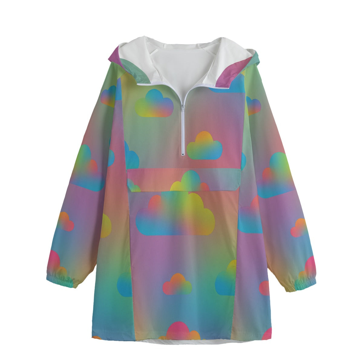 Unisex Windbreaker Long Jacket