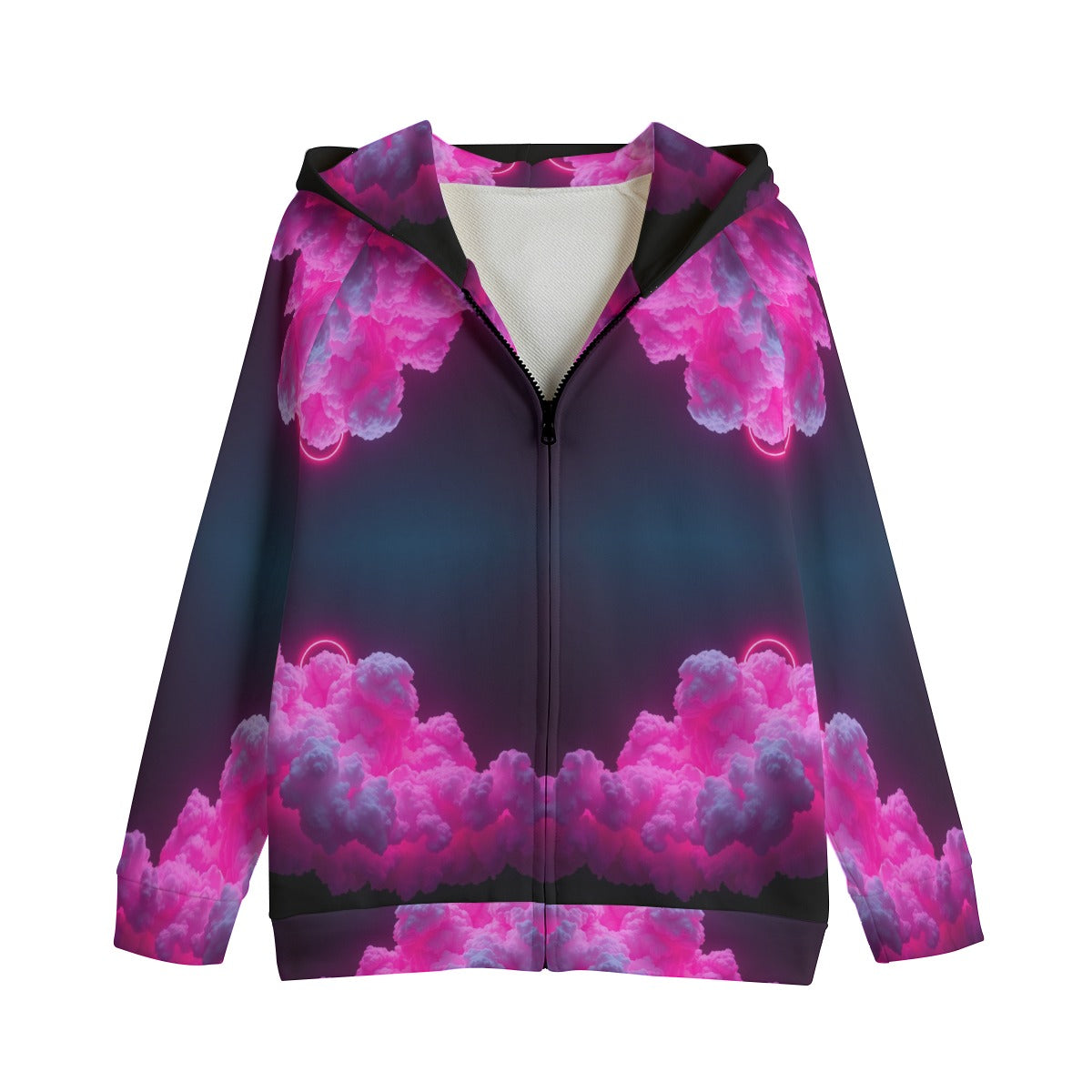 Unisex Kid's Zip Up Raglan Sleeve Hoodie | 310GSM Cotton