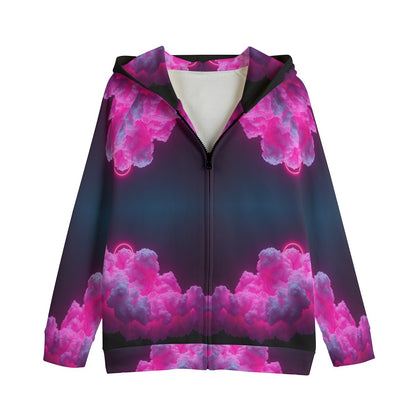 Unisex Kid's Zip Up Raglan Sleeve Hoodie | 310GSM Cotton