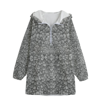Unisex Windbreaker Long Jacket