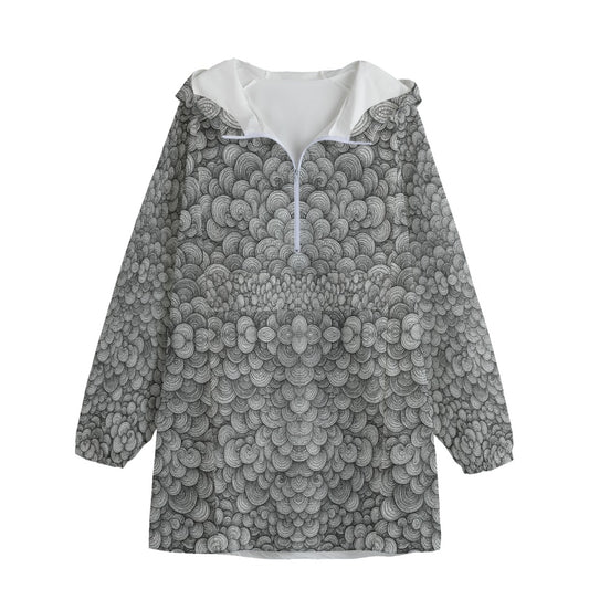 Unisex Windbreaker Long Jacket
