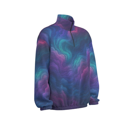 Unisex Turtleneck Zippered Sweatshirt