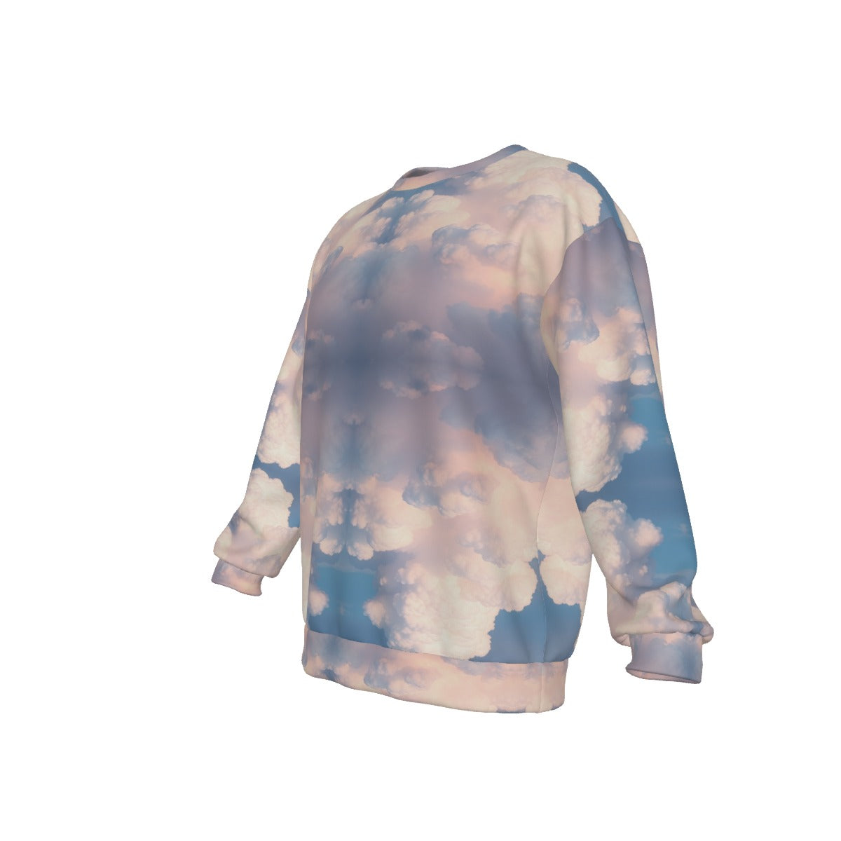 Men's Drop Shoulder Round Neck Long-Sleeved Sweatshirt