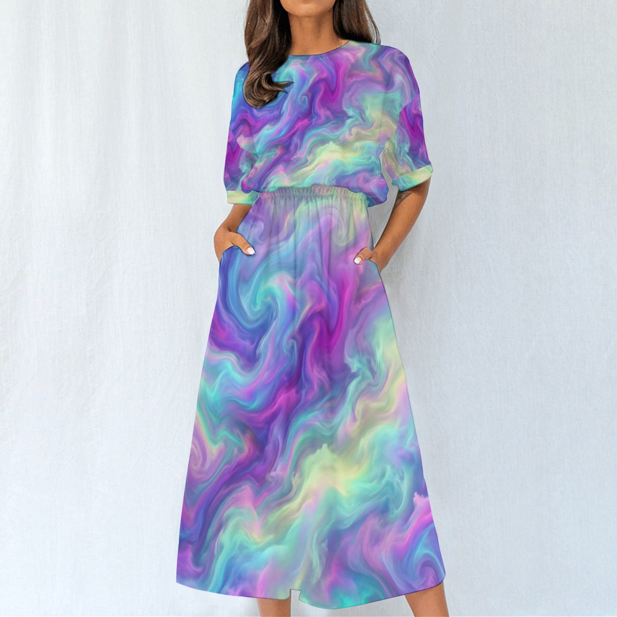 Women's Elastic Waist Dress