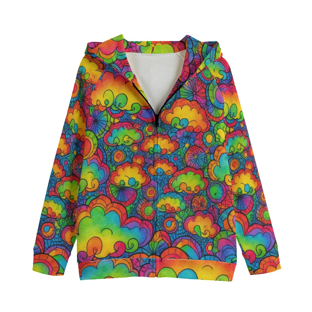 Unisex Kid's Zip Up Raglan Sleeve Hoodie | 310GSM Cotton