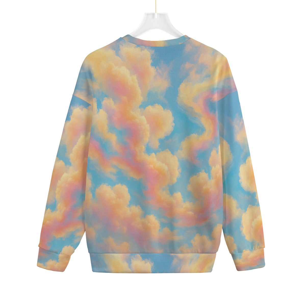 Unisex Drop-shoulder Knitted Fleece Sweater - view 2