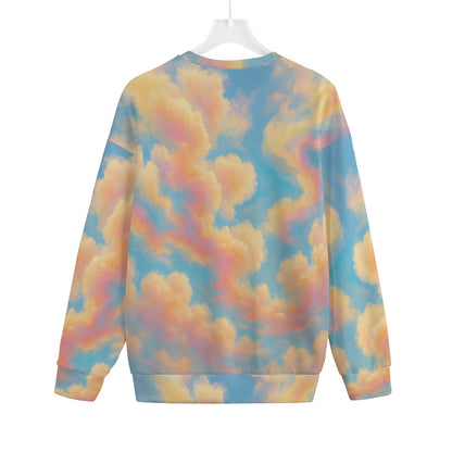Unisex Drop-shoulder Knitted Fleece Sweater - view 2