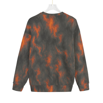 Unisex Drop-shoulder Knitted Fleece Sweater - view 2