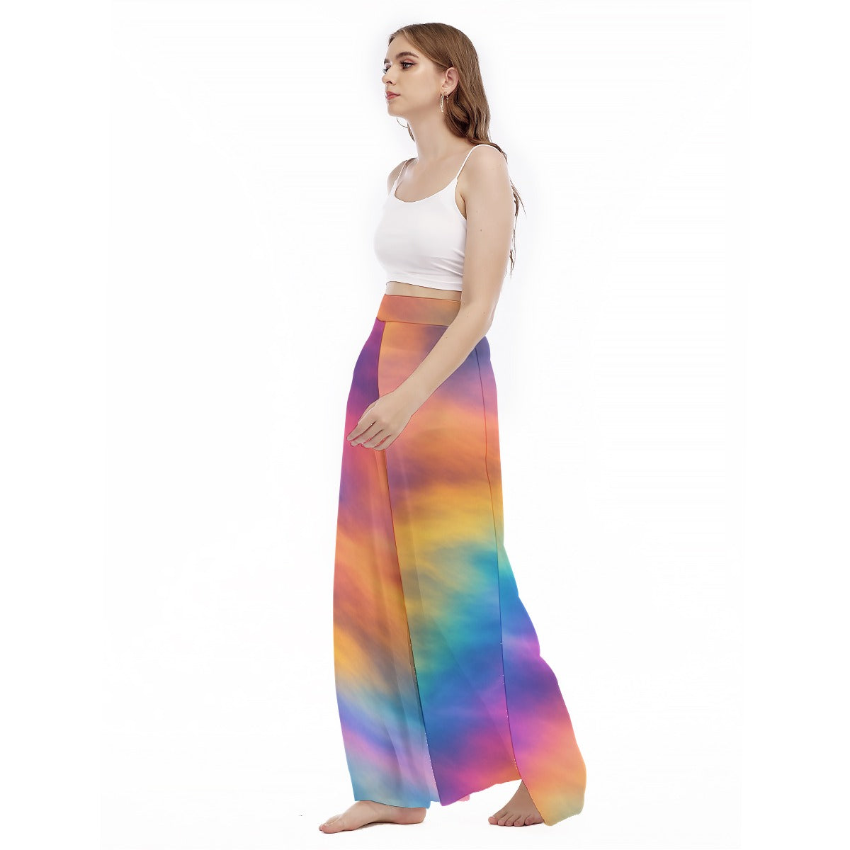 Women's High Waist Wide Leg Trousers