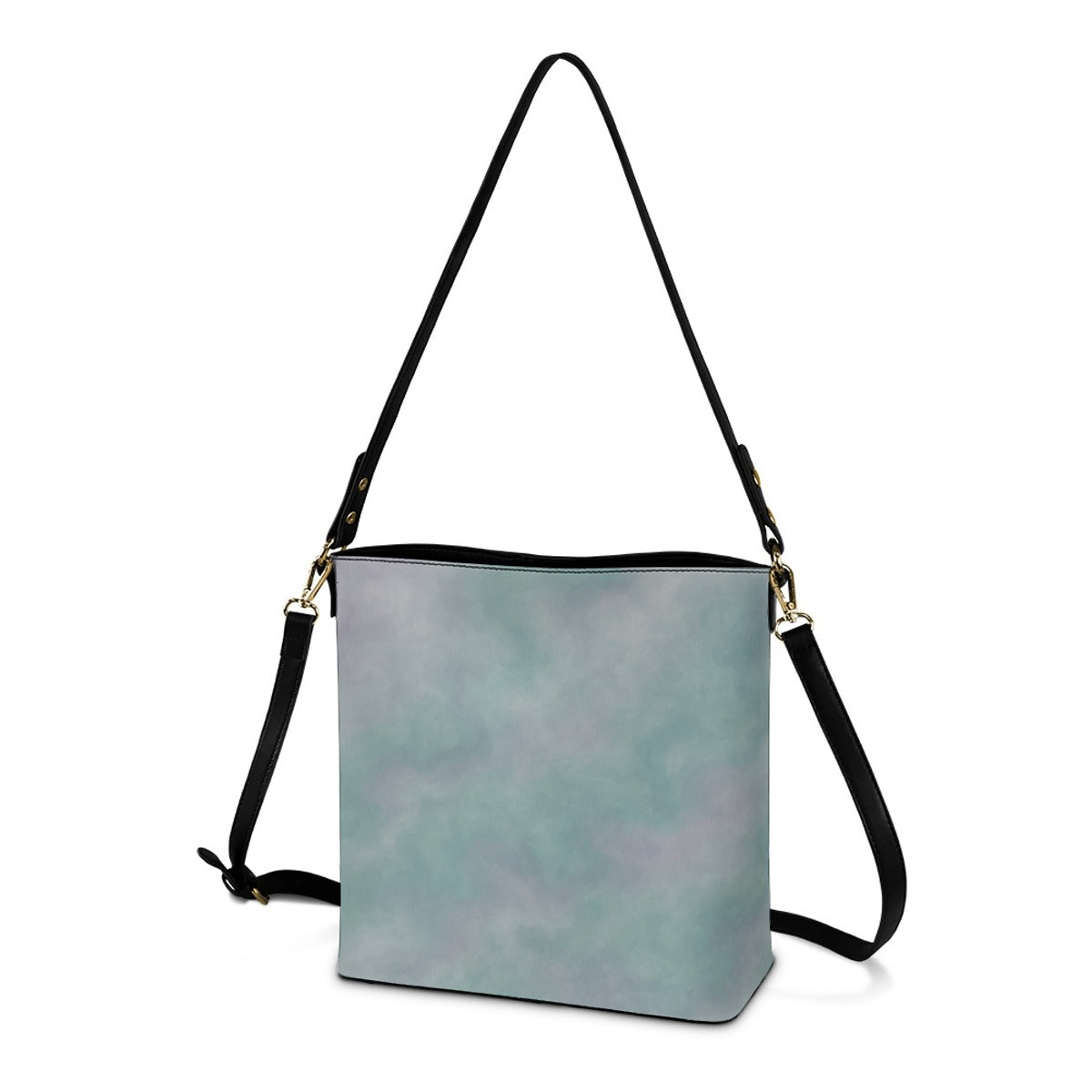 Unisex Minimalist Square Crossbody Bucket Bag