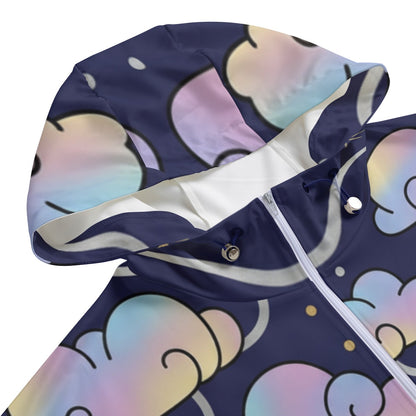 Unisex Pullover Jacket With Zipper Closure