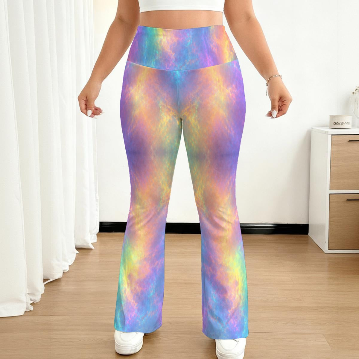 All-over print Women's Flare Yoga Pants