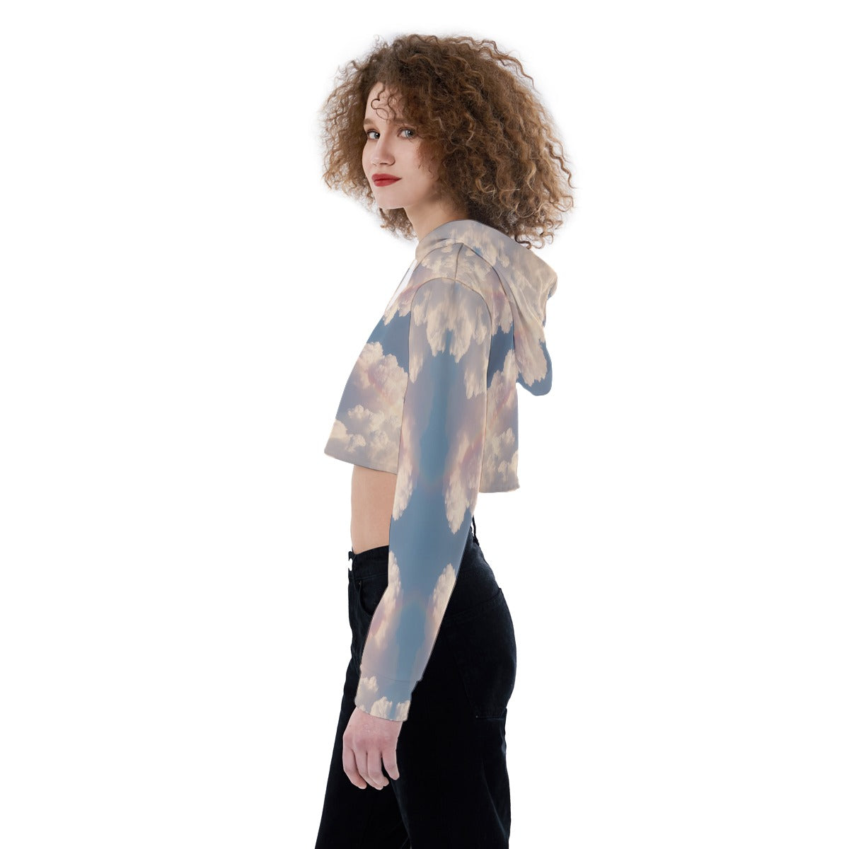 Women's Crop Top Hoodie