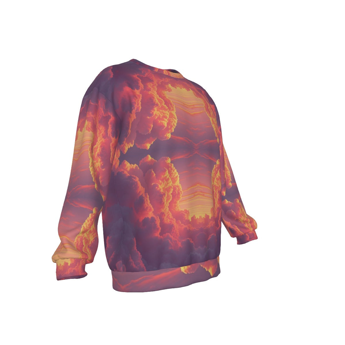 Men's Drop Shoulder Round Neck Long-Sleeved Sweatshirt
