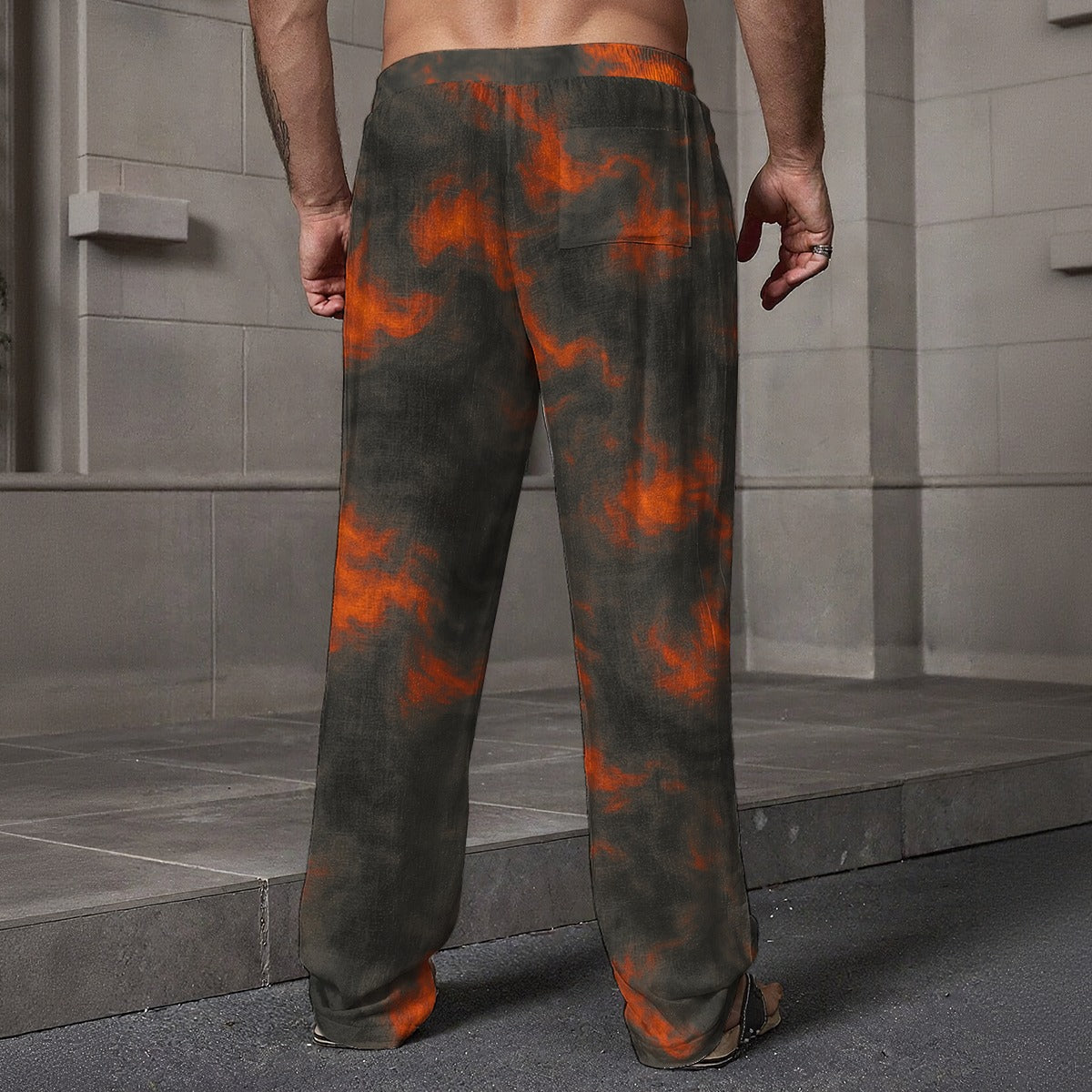Men's Loose Casual Pants With Pocket