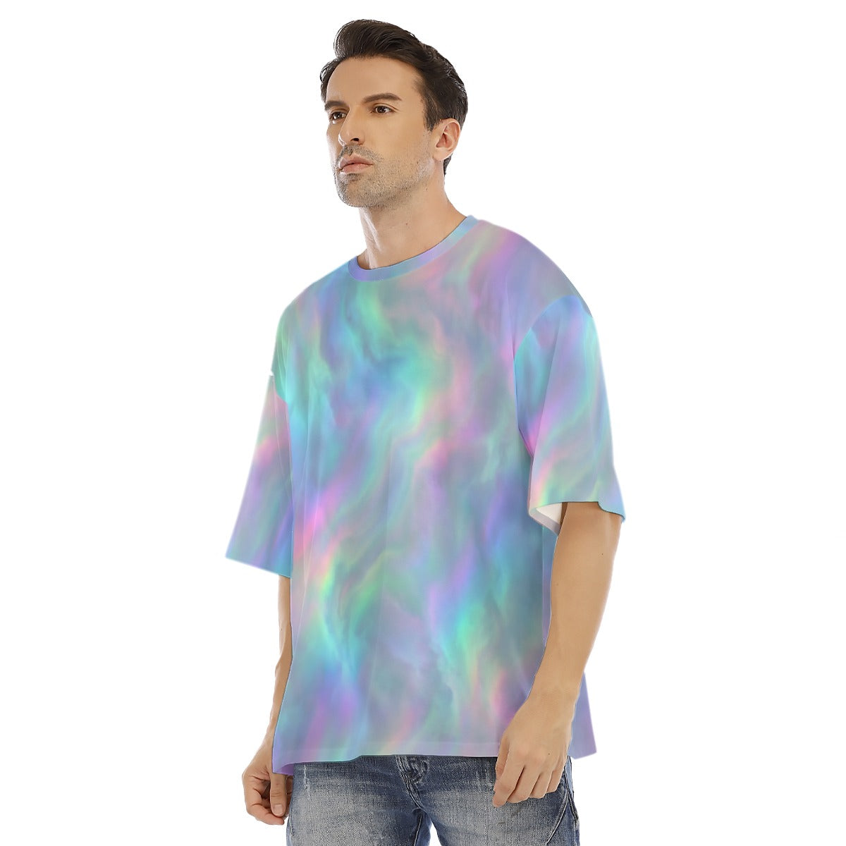 Men's Drop Shoulder T-shirt With Short Sleeve