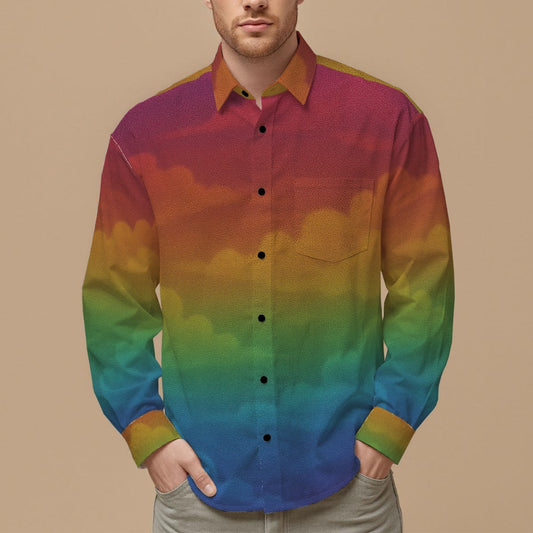 Men's Slim Fit Long Sleeve Shirt