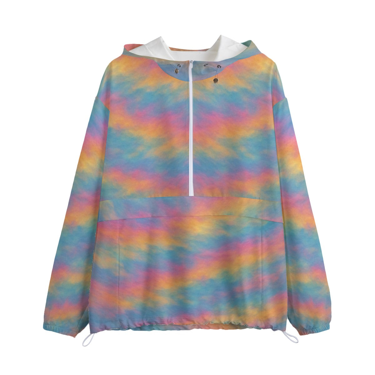 Unisex Pullover Jacket With Zipper Closure